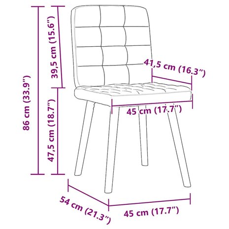 Eetkamerstoelen 4 st stof donkergroen 9