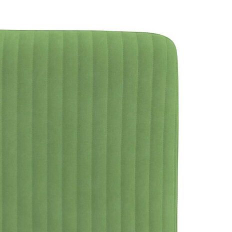 Eetkamerstoelen 2 st fluweel lichtgroen 7