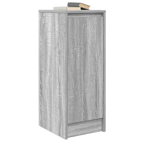 Dressoir 29,5x34x76 cm bewerkt hout grijs sonoma eikenkleurig 4
