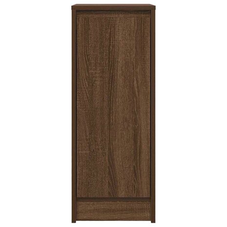 Dressoir 29,5x34x76 cm bewerkt hout bruin eikenkleurig 6