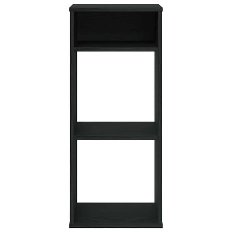 Boekenkast 34x31x80 cm bewerkt hout zwart 4