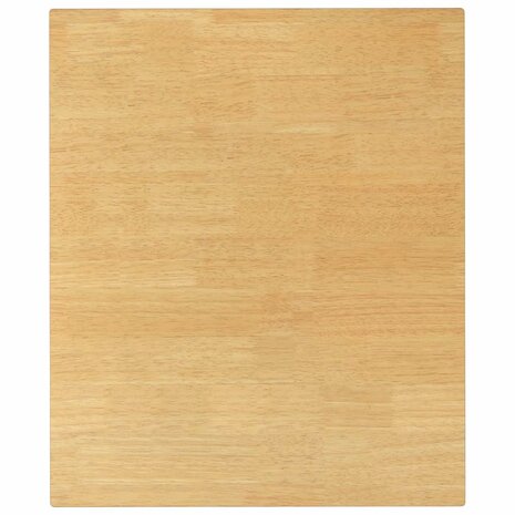 Eettafel massief hout wit rubber 8