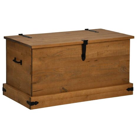 Opbergkist HALDEN 91x48x47 cm massief grenenhout 2