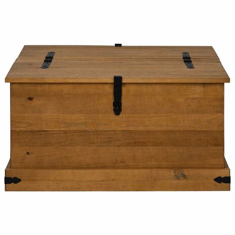 Opbergkist HALDEN 91x91x47 cm massief grenenhout 3