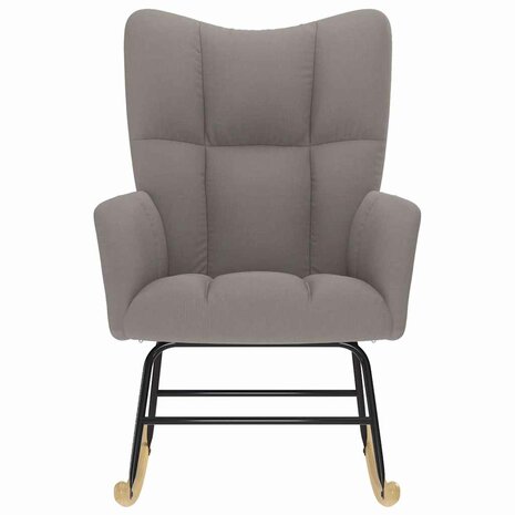 Schommelstoel stof taupe 3