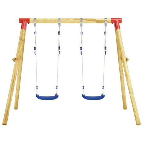 Schommelset 230x130x166 cm grenenhout 3