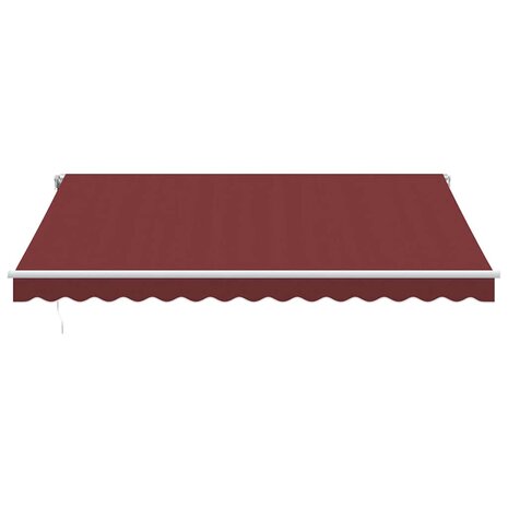 Luifel automatisch uittrekbaar 400x300 cm bordeauxrood 3
