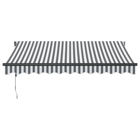 Luifel automatisch uittrekbaar 300x250 cm antraciet en wit 3