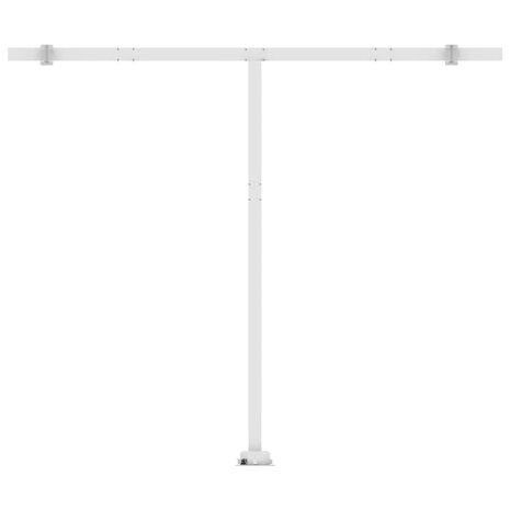 Luifel vrijstaand handmatig uittrekbaar 300x250 cm crèmekleurig 8