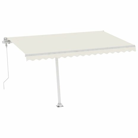 Luifel vrijstaand automatisch 400x300 cm crèmekleurig 2