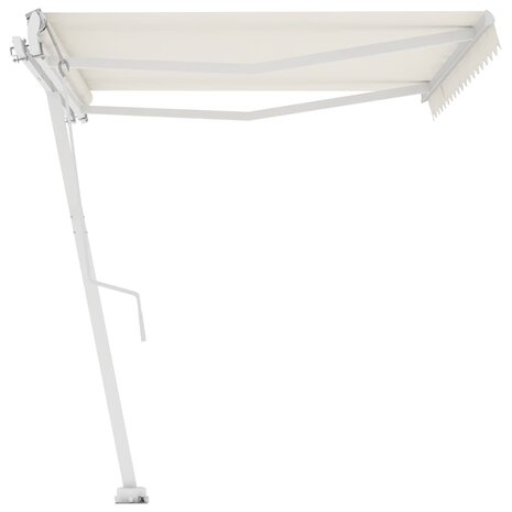 Luifel vrijstaand automatisch 400x300 cm crèmekleurig 6