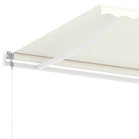 Luifel vrijstaand automatisch 400x300 cm crèmekleurig 7