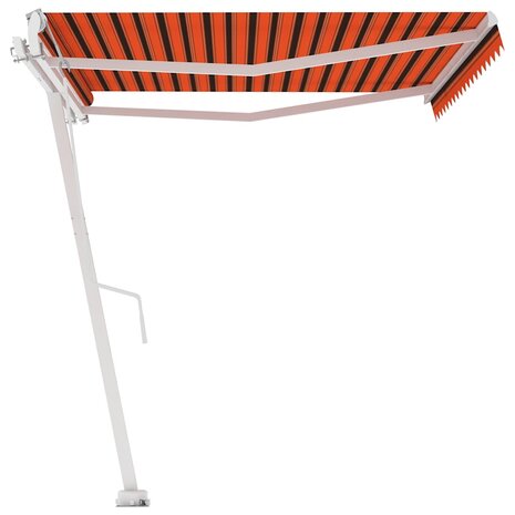 Luifel vrijstaand automatisch 400x300 cm oranje en bruin 6