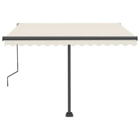 Luifel vrijstaand automatisch 300x250 cm crèmekleurig 4