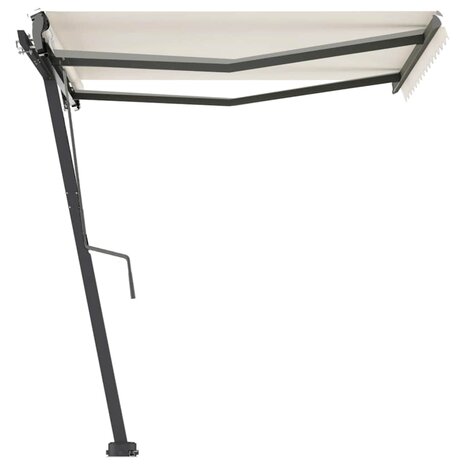 Luifel vrijstaand automatisch 300x250 cm crèmekleurig 5