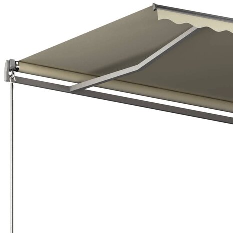 Luifel vrijstaand automatisch 300x250 cm crèmekleurig 6