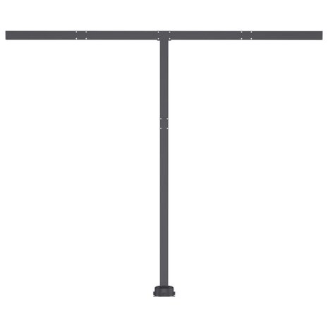 Luifel vrijstaand handmatig uittrekbaar 350x250 cm crèmekleurig 8