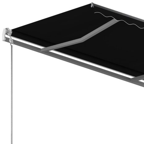 Luifel vrijstaand handmatig uittrekbaar 350x250 cm antraciet 7