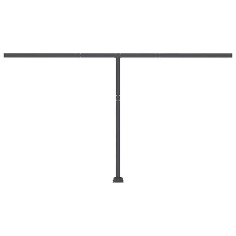 Luifel vrijstaand handmatig uittrekbaar 400x300 cm crèmekleurig 7