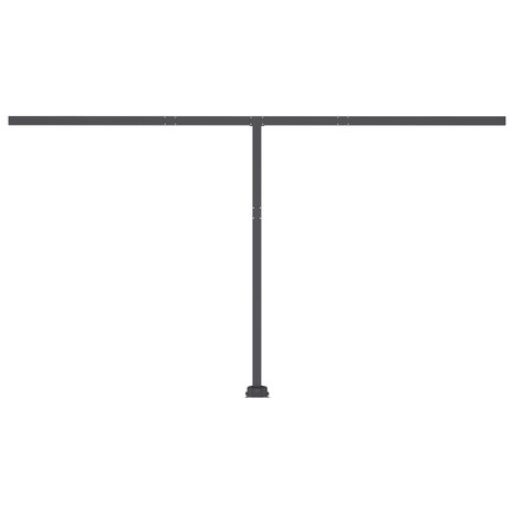 Luifel vrijstaand handmatig uittrekbaar 400x350 cm crèmekleurig 7