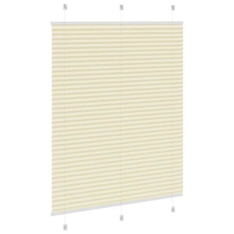 Plissé rolgordijn 105x100cm stofbreedte 104,4cm polyester crème 4