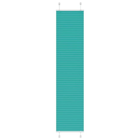 Plissé rolgordijn 45x200 cm stofbreedte 44,4 cm petrol groen 1