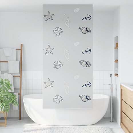 Doucherolgordijn 90x240 cm stofbreedte 86 cm 2