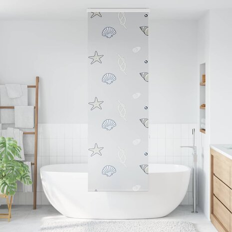 Doucherolgordijn met cassette 70x240 cm stofbreedte 66 cm 2