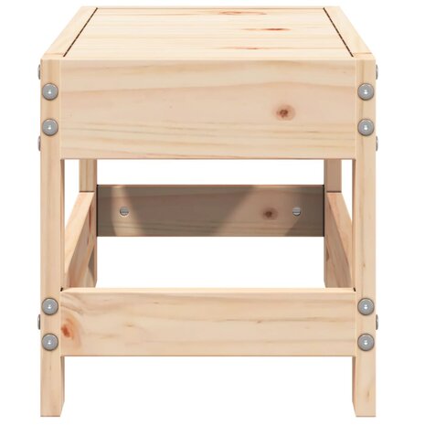 Tuinvoetenbank 62x30x32 cm massief grenenhout 5