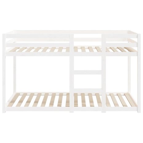 Stapelbed 90x190 cm massief grenenhout wit 5