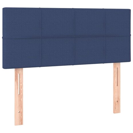 Hoofdbord LED 80x5x78/88 cm stof blauw 4