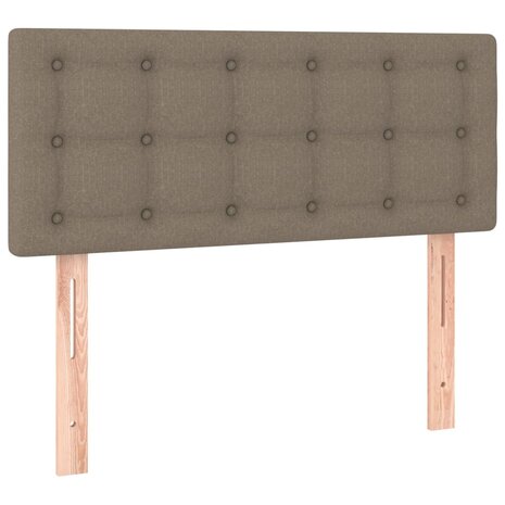 Hoofdbord LED 100x5x78/88 cm stof taupe 4