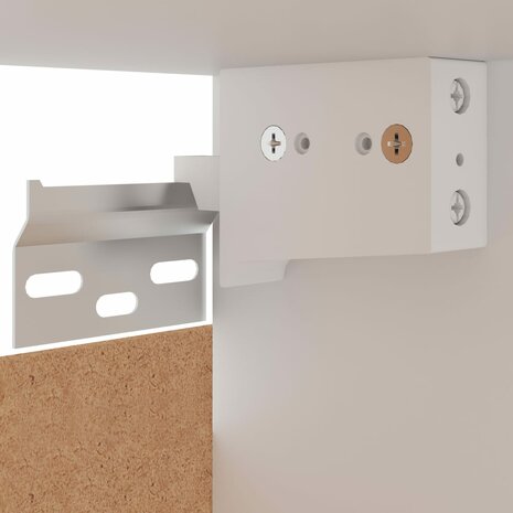 Hanghoekkast Lyon 57x57x60 cm bewerkt hout sonoma eikenkleurig 8