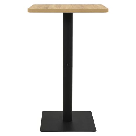 Bistrotafel 78,5x78,5x107 cm eikenkleurig 2
