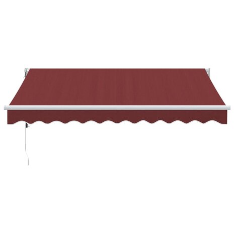 Luifel automatisch uittrekbaar 300x250 cm bordeauxrood 3