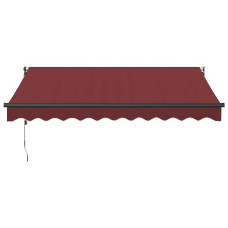 Luifel automatisch uittrekbaar 300x250 cm bordeauxrood 3