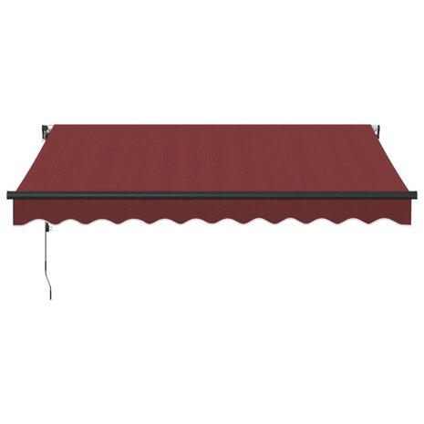 Luifel automatisch uittrekbaar 300x250 cm bordeauxrood 3