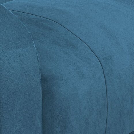 Massagestoel elektrisch verstelbaar fluweel blauw 9