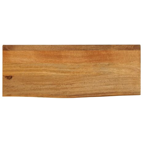 Tafelblad met natuurlijke rand 70x20x3,8 cm massief mangohout 1