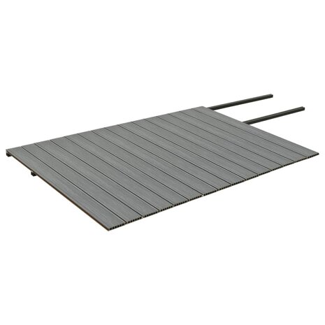 Terrasplanken met accessoires 30 m² 2,2 m HKC bruin en grijs 4
