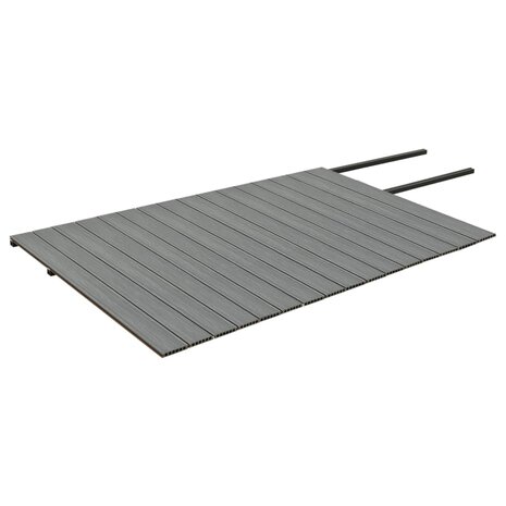 Terrasplanken met accessoires 40 m² 4 m HKC bruin en grijs 5