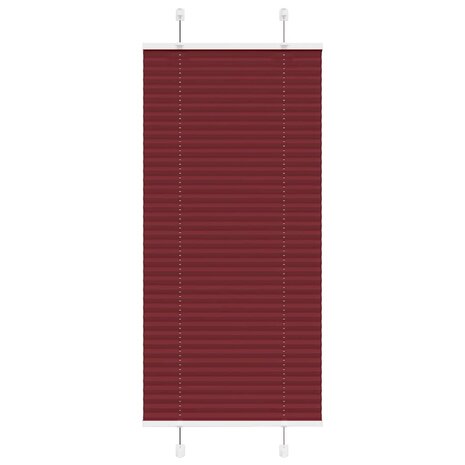 Plissé rolgordijn 55x150 cm stofbreedte 54,4 cm bordeauxrood 1