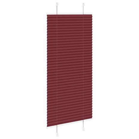 Plissé rolgordijn 55x150 cm stofbreedte 54,4 cm bordeauxrood 4