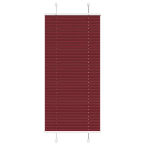 Plissé rolgordijn 65x150 cm stofbreedte 64,4 cm bordeauxrood 1
