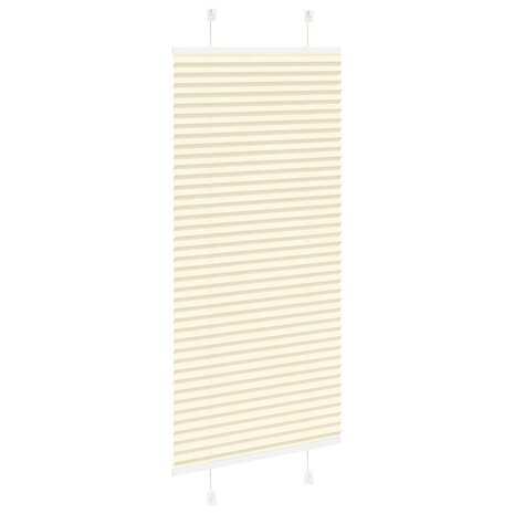 Plissé rolgordijn 55x100 cm stofbreedte 54,4 cm polyester crème 4
