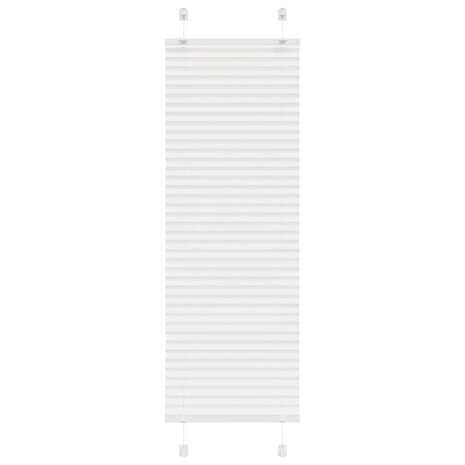 Plissé rolgordijn 45x100 cm stofbreedte 44,4 cm polyester wit 1