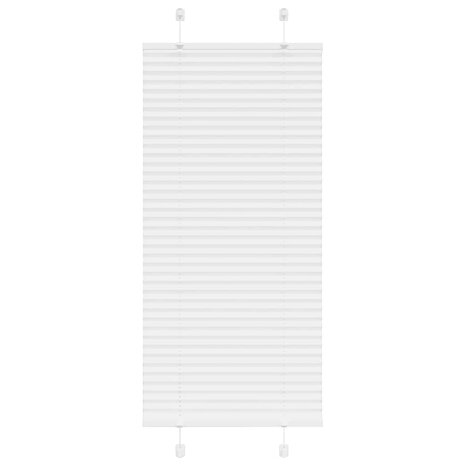 Plissé rolgordijn 65x100 cm stofbreedte 64,4 cm polyester wit 1