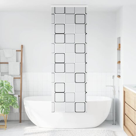 Doucherolgordijn met cassette 60x240 cm stofbreedte 56 cm 2