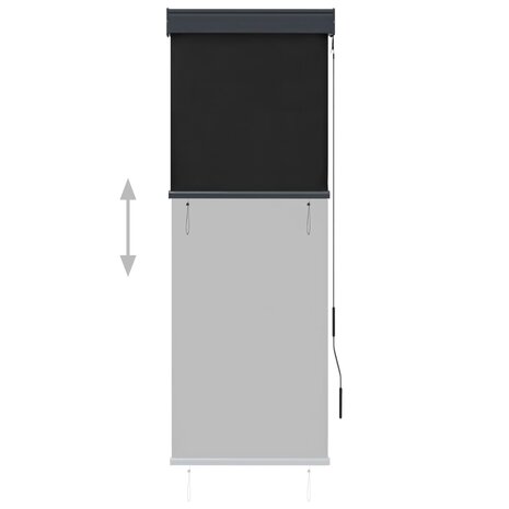 Rolgordijn voor buiten 60x250 cm antraciet 3