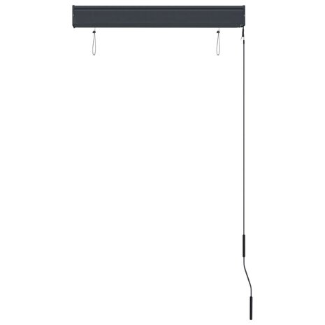 Rolgordijn voor buiten 80x250 cm antraciet 5